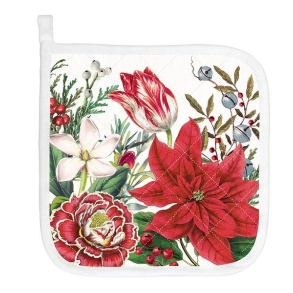 Michel Design Works Christmas Bouquet Pot Holder