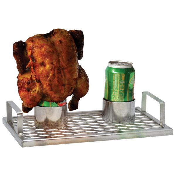 Coyote Chick’n’Brew BBQ Chicken Roaster Twin Stainless Steel