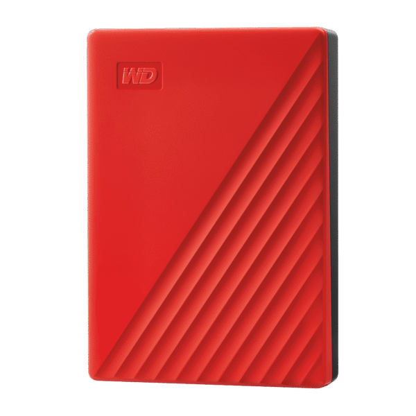 WD MY PASSPORT 4TB USB 3.2 Gen 1 EXTERNAL HDD RED