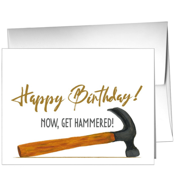 Now Get Hammered – Card