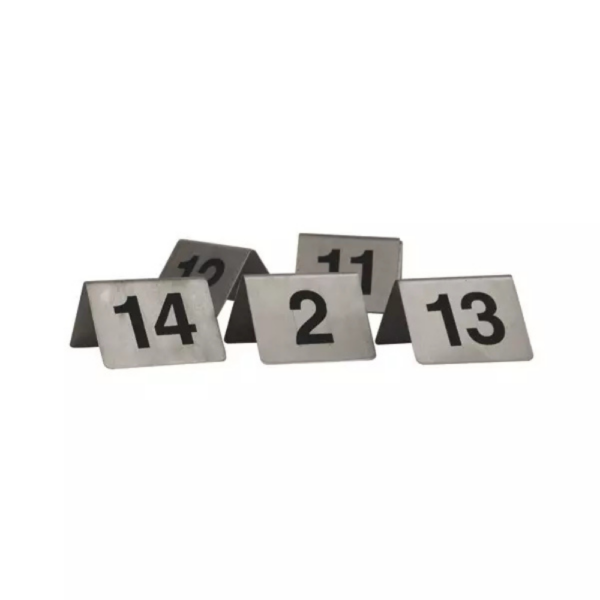 Table Number A Frame Stainless Steel (8 Types)