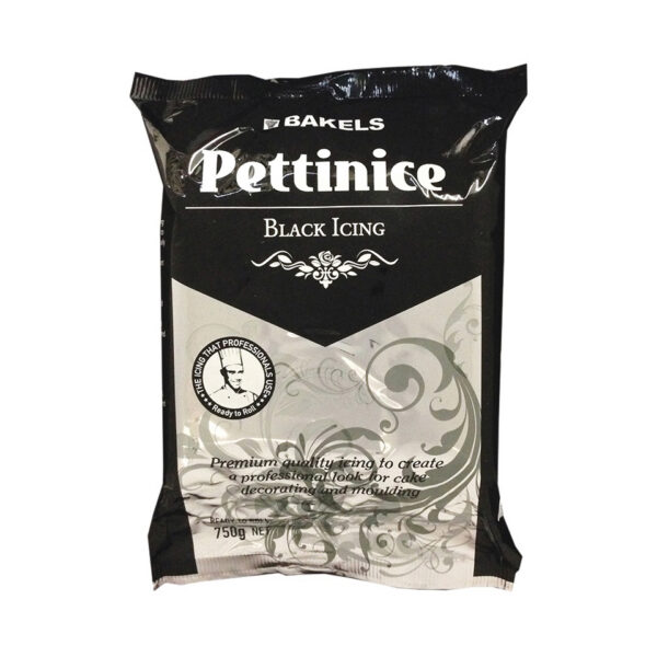 Bakels Pettinice Ready to Roll Black Icing 750g