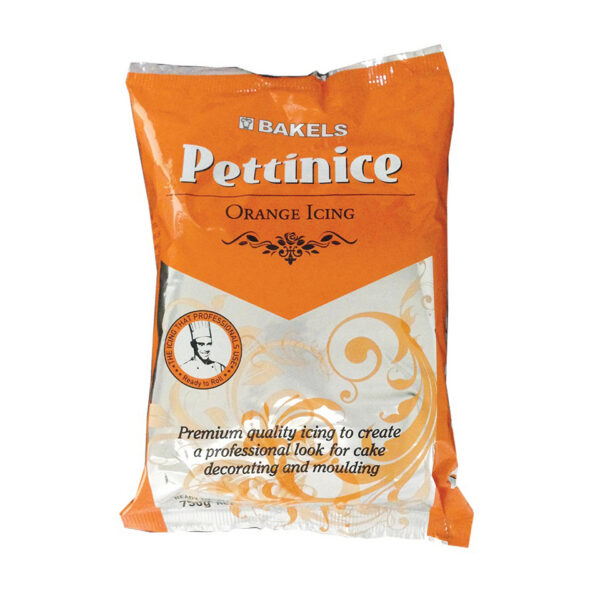 Bakels Pettinice Ready to Roll Orange Icing 750g