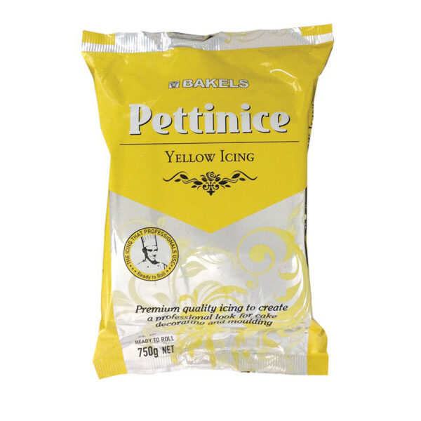 Bakels Pettinice Ready to Roll Yellow Icing 750g
