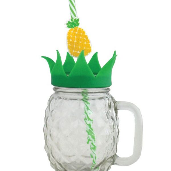 Pineapple Mason Glass Jar 500ml