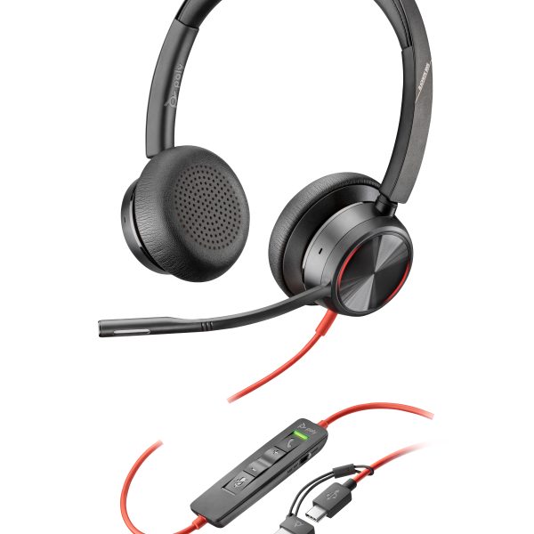 Poly BW 8225 Stereo USB-C HS +USB-C/A