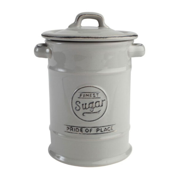T&G Pride of Place Cool Grey Sugar Jar