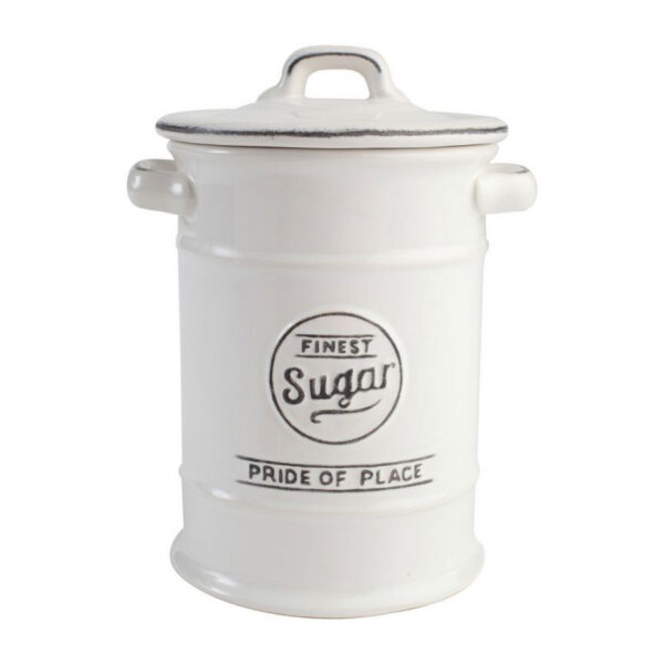T&G Pride of Place White Sugar Jar