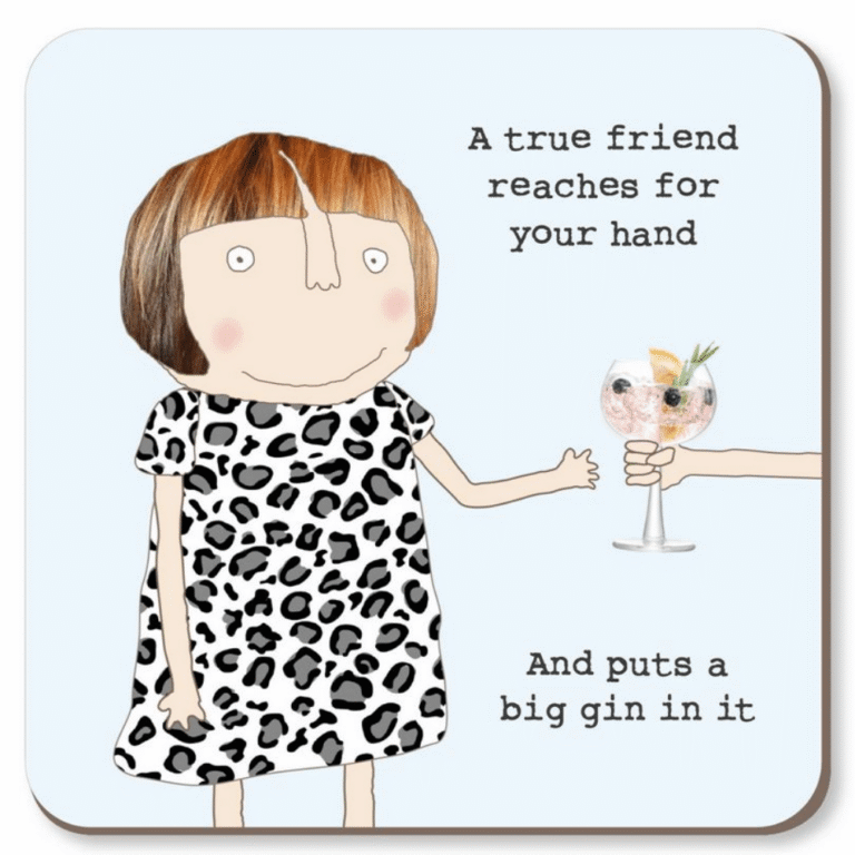 Rosie Made A Thing True Friend Coaster