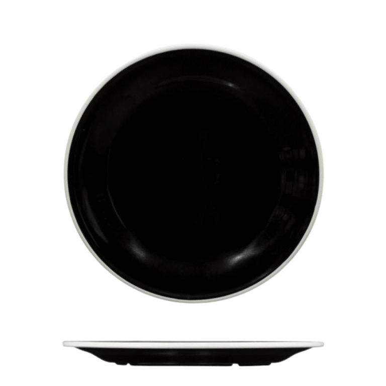 Ryner Melamine Evoke White Rim Plate 22cm