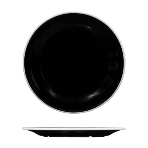 Ryner Melamine Evoke White Rim Plate 27cm