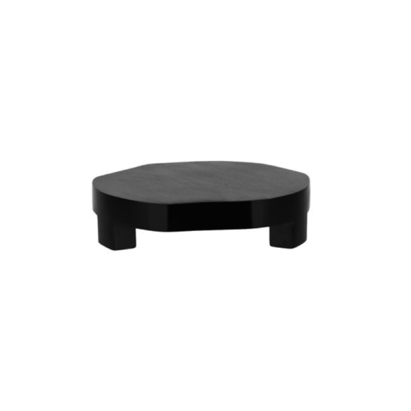 Chef Inox Serve Black Acacia Round Display Stand (3 Sizes)