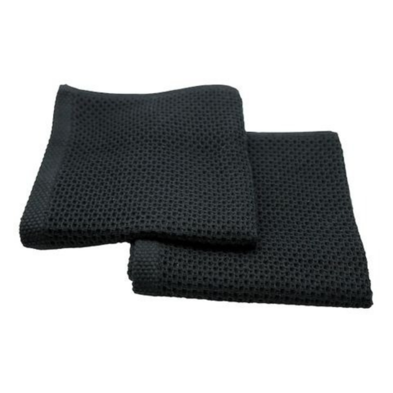 Simple Things Cotton Wash Cloth 2 Pack Black