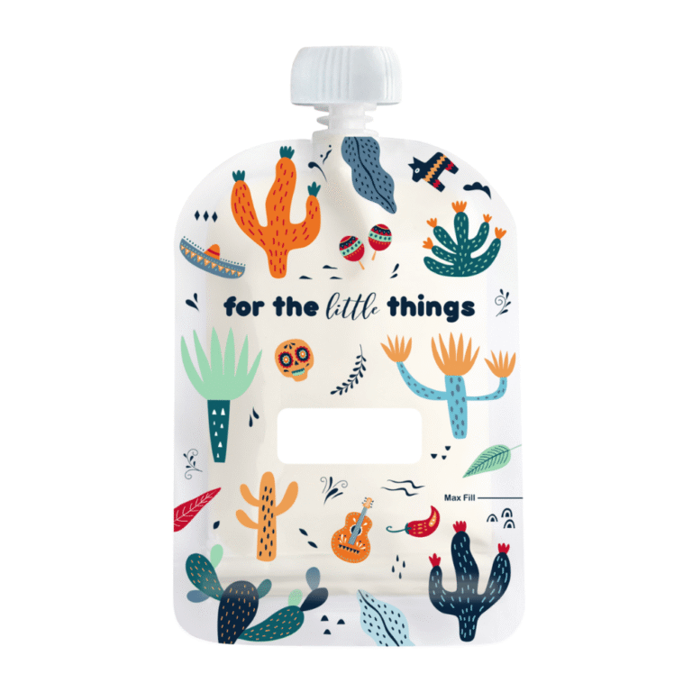 Sinchies Reusable Food Pouches 150ml Cactus Fiesta
