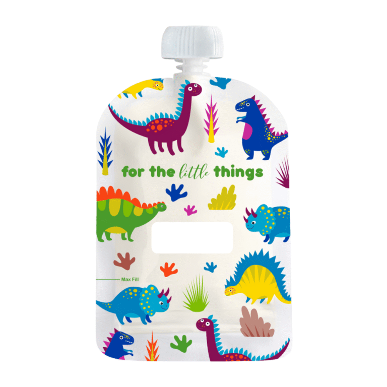 Sinchies Reusable Food Pouches 150ml Dinosaur