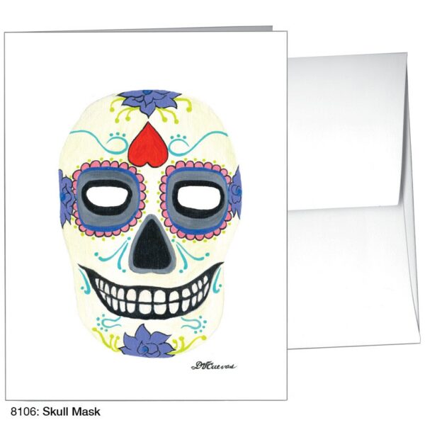 Skull Mask Blank – Card