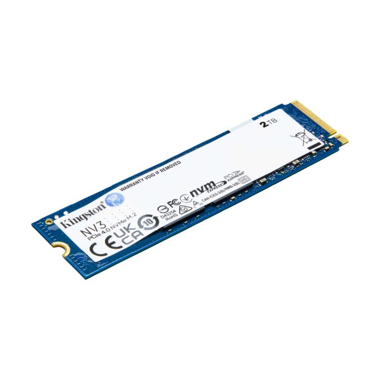 KINGSTON NV3 2TB M.2 PCIE 4.0 NVME SSD R/W 6000/5000 MB/s