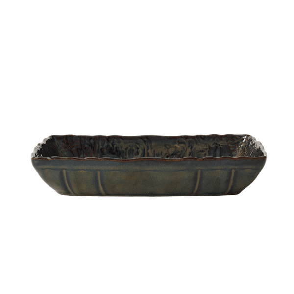 Sthål Ceramics Small Gratin Dish Fig 22x15cm
