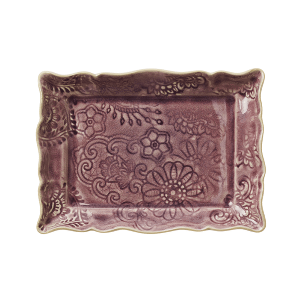 Sthål Ceramics Appetiser Plate Lavender 20x14cm