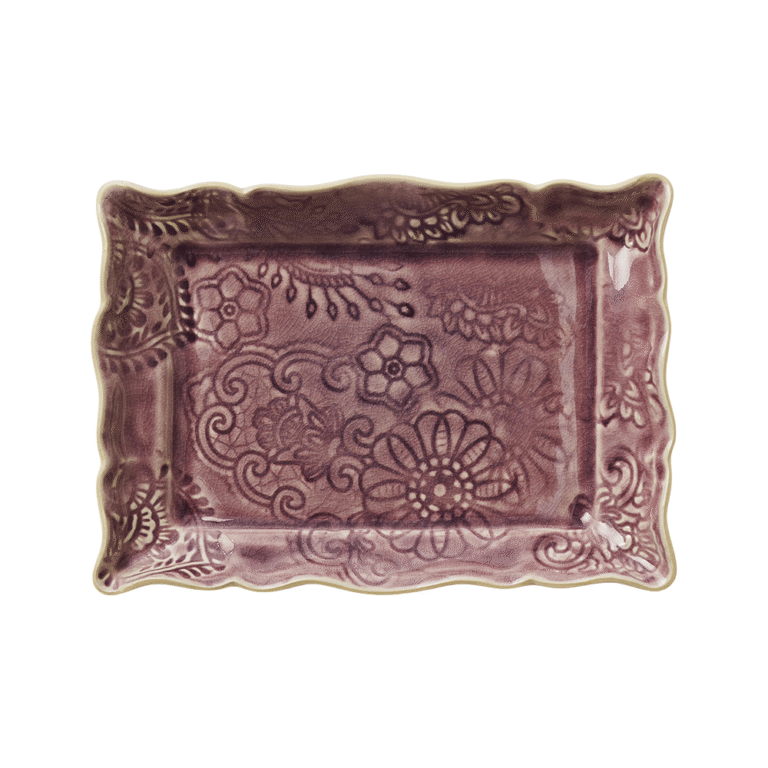 Sthål Ceramics Appetiser Plate Lavender 20x14cm