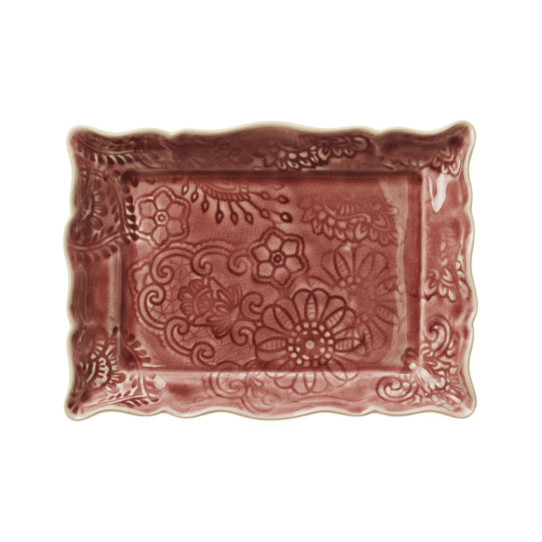 Sthål Ceramics Appetiser Plate Old Rose 20x14cm
