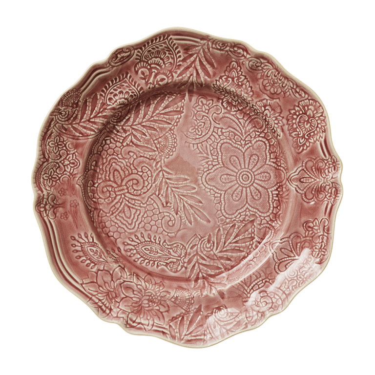 Sthål Ceramics Large Round Dish Old Rose 34cm