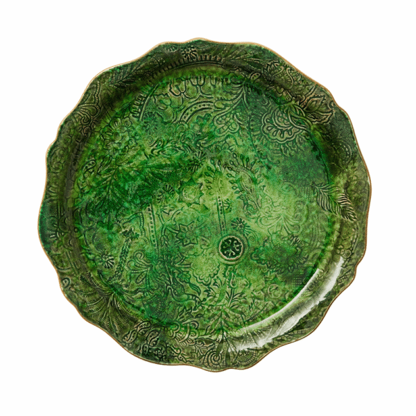 Sthål Ceramics Large Serving Platter Seaweed 35cm