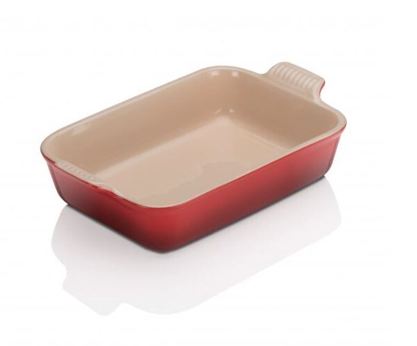 Le Creuset Stoneware Rectangular Dish Cerise (3 Sizes)