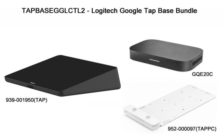 LOGITECH GOOGLE TAP BASE BUNDLE - INC. 939-001950(TAP) / GQE20C / 952-000097(TAPPC) (GMH LICENSE REQUIRED)