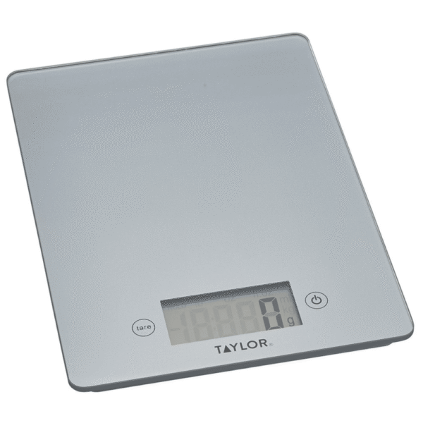 Taylor Pro Glass Digital Scale 5kg Pewter