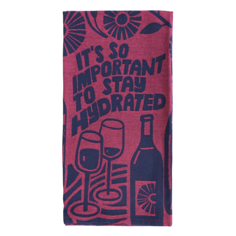 Blue Q Novelty Tea Towel ‘It’s So Important To Stay Hydrated’