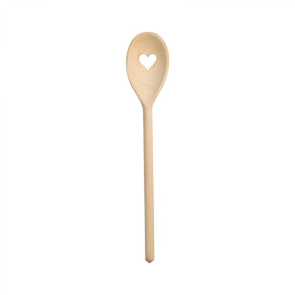 T&G Beech Wood Heart Spoon 30cm