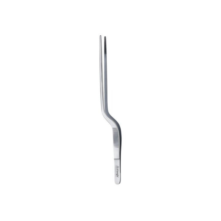 Triangle Stainless Steel Tweezer Double Cranked 14cm
