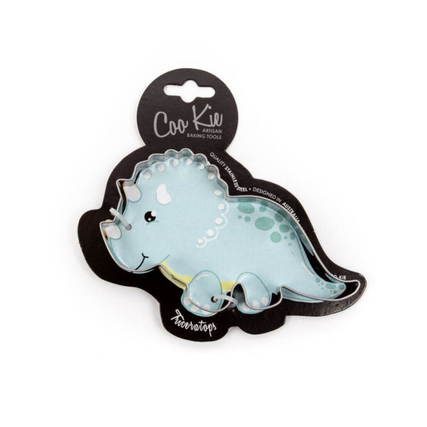 Coo Kie Stainless Steel Baby Triceratops Cookie Cutter