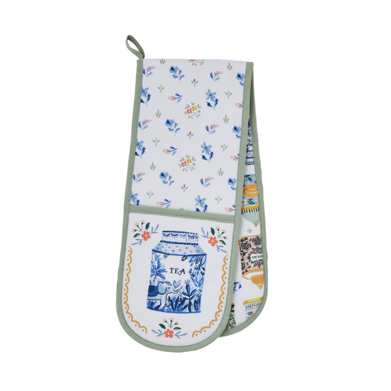 Ulster Weavers Tea Tins Double Oven Glove