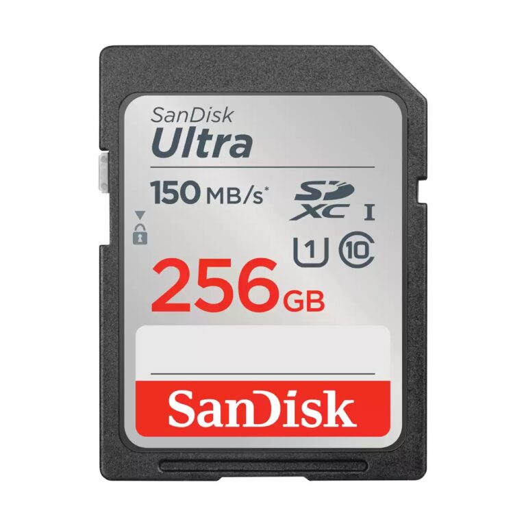 SANDISK ULTRA SDXC SDUNC 256GB C10 UHS-I 150MB/S R 4X6 10Y