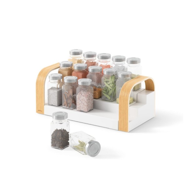 Umbra Bellwood 3 Tier Adjustable Spice Rack White