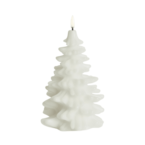 Uyuni LED Christmas Tree Candle 11x18cm Nordic White