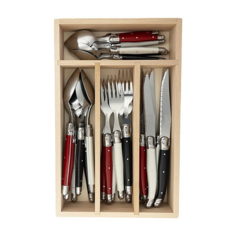 André Verdier Laguiole Pacific 24 Piece Cutlery Set
