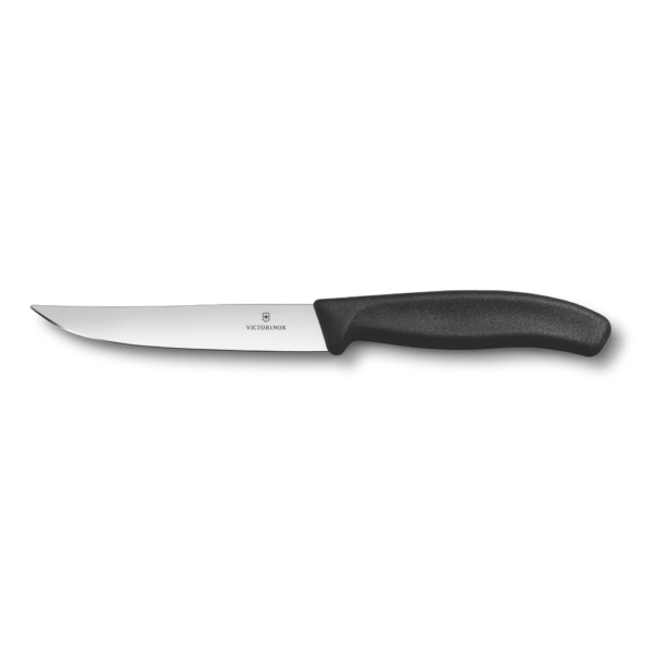 Victorinox Swiss Classic Steak Knife Plain 12cm Black