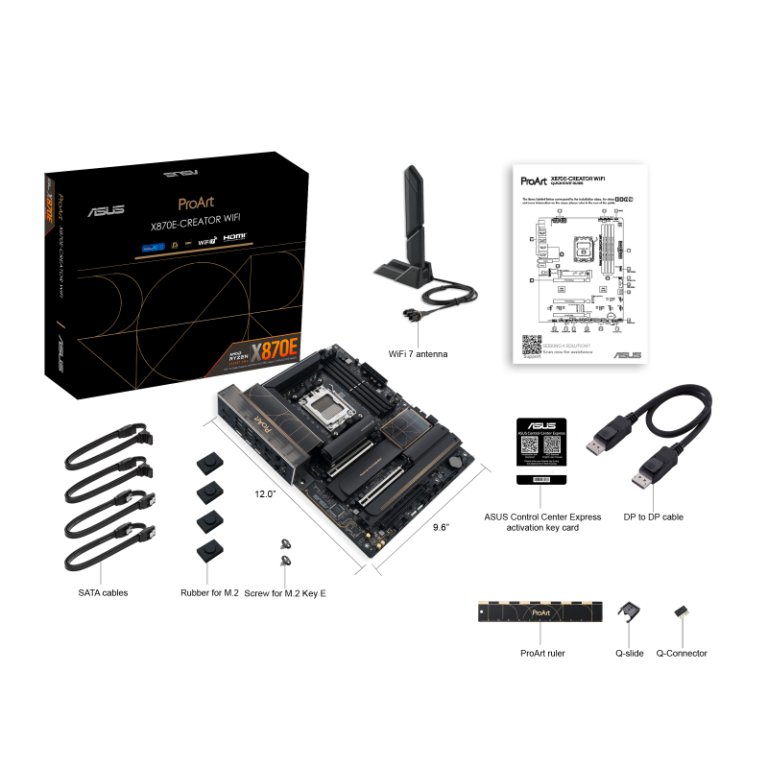 ASUS ROG CROSSHAIR X870E HERO AM5 AMD MOTHERBOARD
