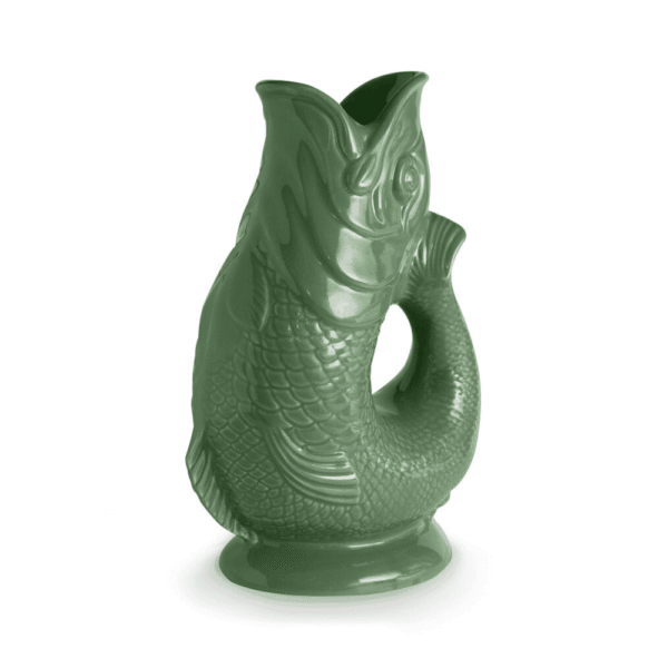 Wade Pottery Fish Jug 1.2L Green