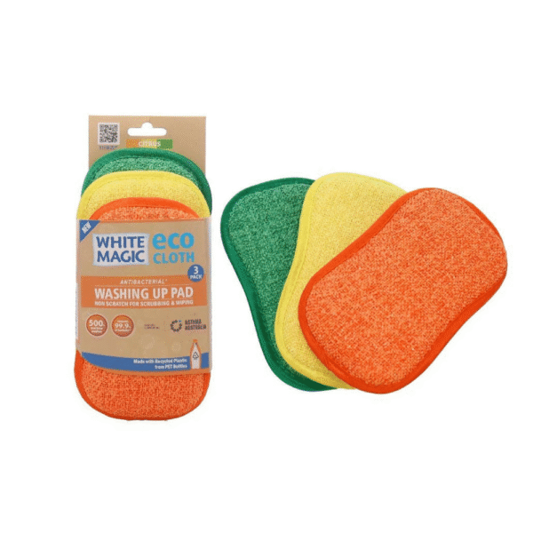 White Magic Washing Up Pad 3 Pack Citrus