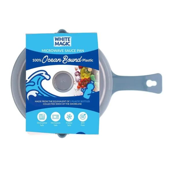 White Magic Microwave Sauce Pan 600ml