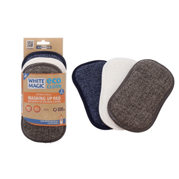 White Magic Washing Up Pad 3 Pack Hampton