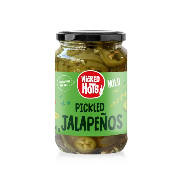 Wicked Hots Pickled Jalapeños Mild – 360g