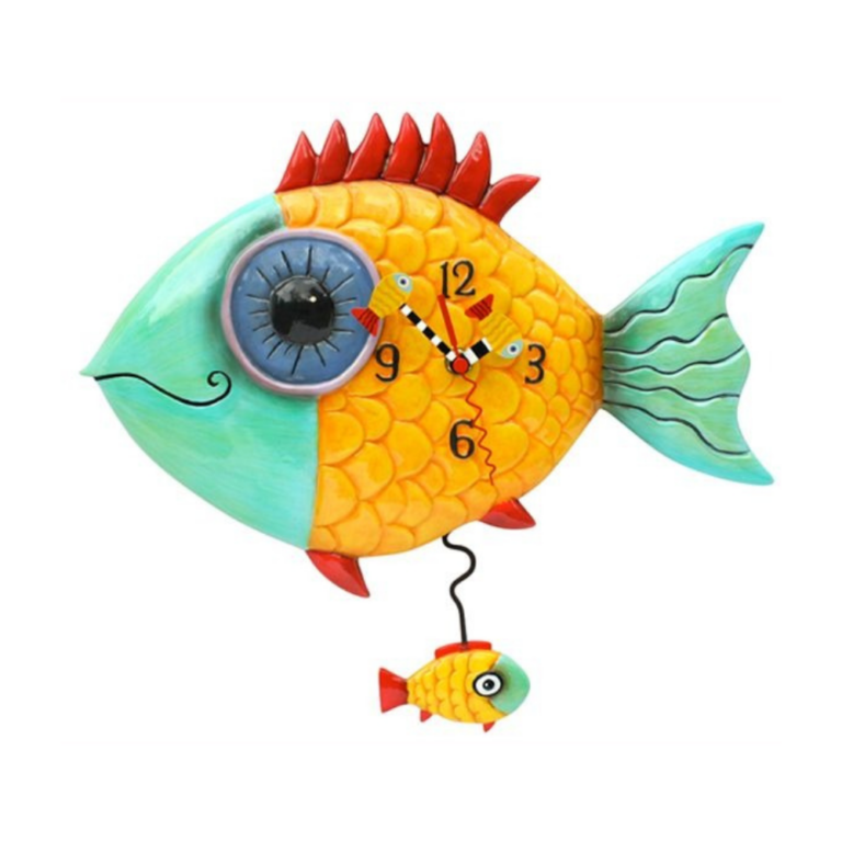 Allen Designs Wide-Eyed Fishy Clock