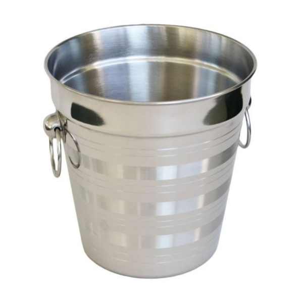 Wine Bucket Striped with Ring Handles 19cm