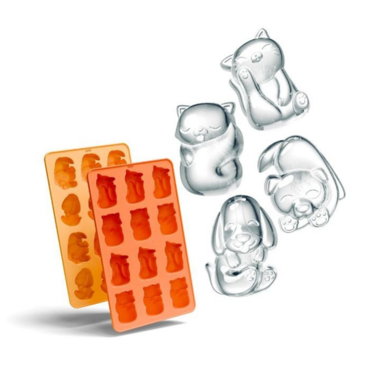 ZOKU Cat & Dog Ice Tray Set of 2